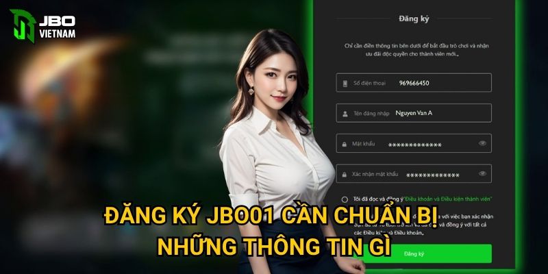 Đăng ký tài khoản JBO01 có những bước nào cần thực hiện? 2 Đăng ký JBO01 cần chuẩn bị những thông tin gì?