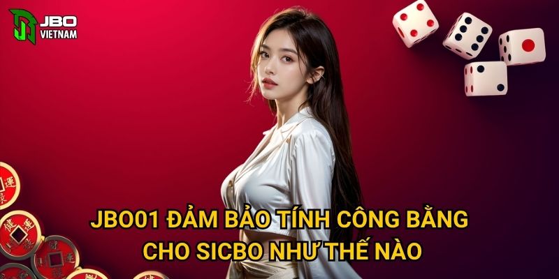 JBO01 đảm bảo tính công bằng cho sicbo như thế nào?